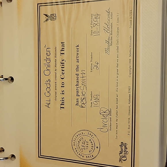 All God's Children Collectibles by Martha Holcombe "Bessie Smith" - Picture 6 of 6